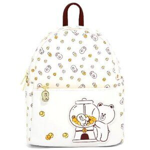 Line Friends Brown & Friends Gumball Mini Backpack and‎ Cardholder